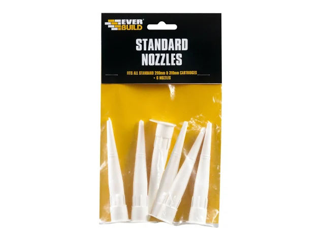 Everbuild Spare Standard Silicone Tube Nozzles - (Each or Pack of 6)