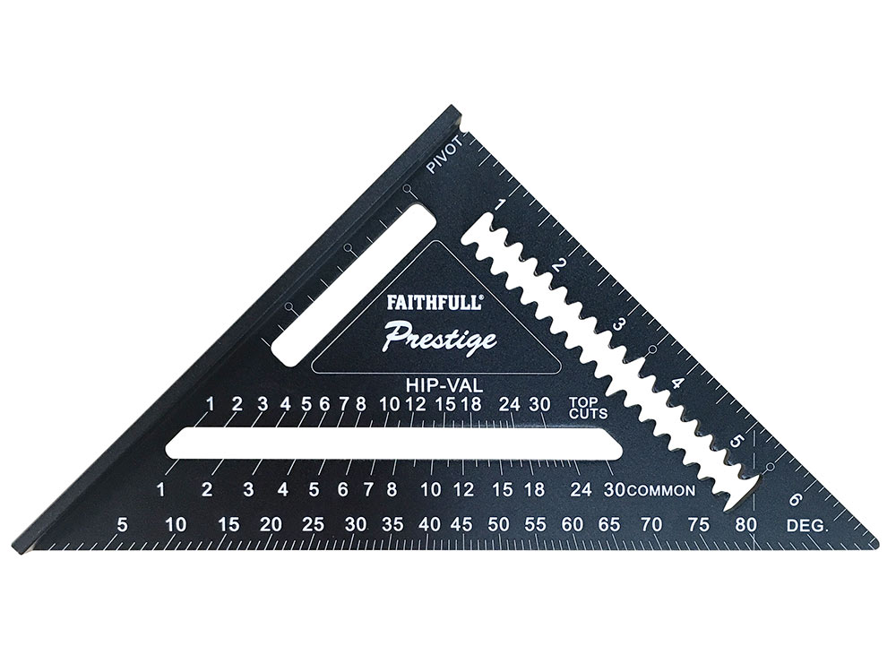 Faithfull Prestige Quick Square Black Aluminium 178mm (7in)