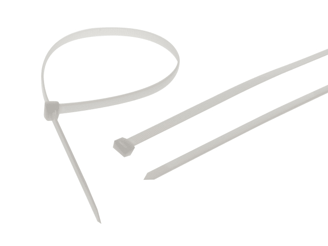 Faithfull Heavy Duty Cable Ties White 9.0mm x 600mm Pack of 10