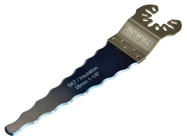 Faithfull Multi-Tool Blade Wavy Edge Insulation Cutter 100mm