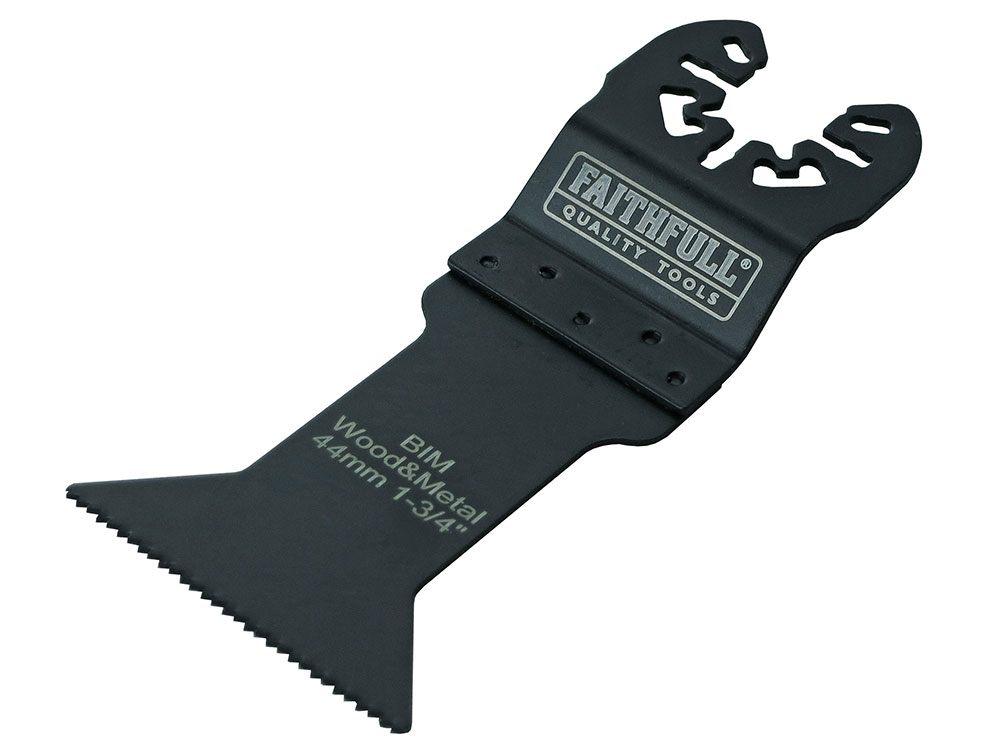 Faithfull Bi-Metal Flush Multi-Tool Blade Wood/Metal 44mm (Pack of 5)