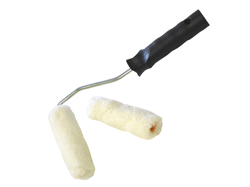 Faithfull Mini Roller Kit Frame and 2 Refills 100mm (4in)