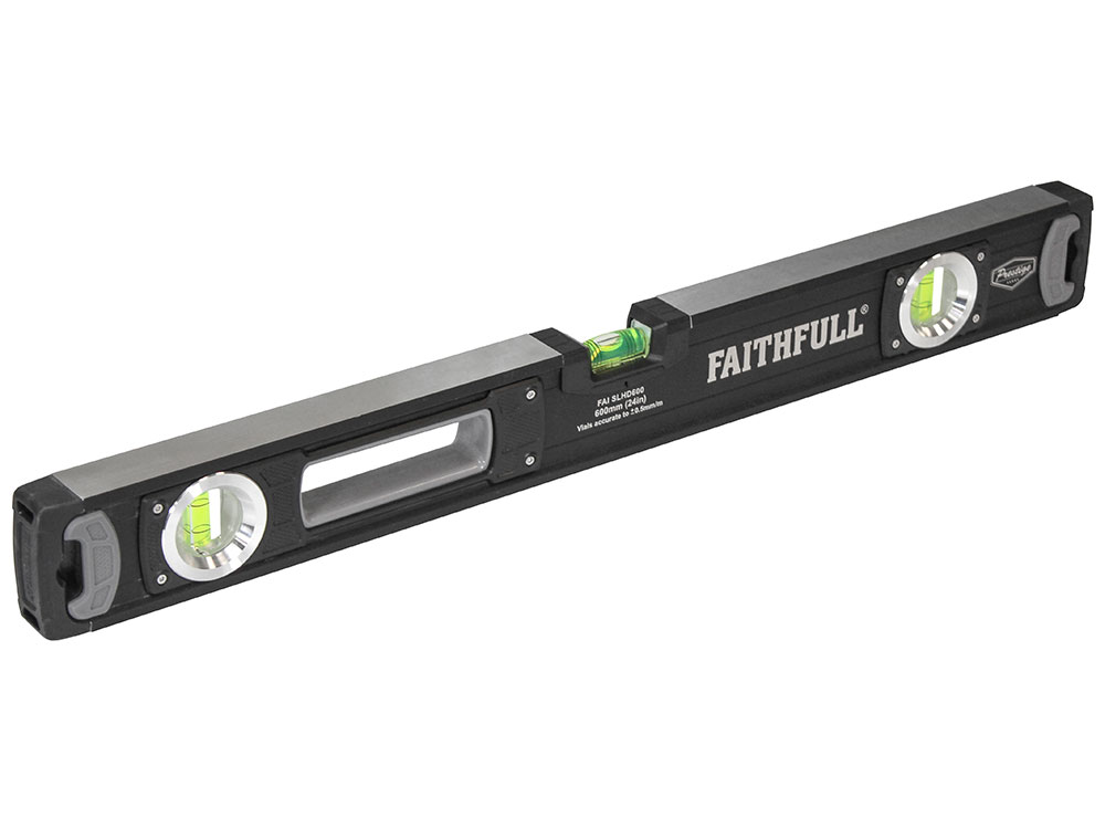 Faithfull 600mm Heavy-Duty Prestige Pro Spirit Level - 600mm