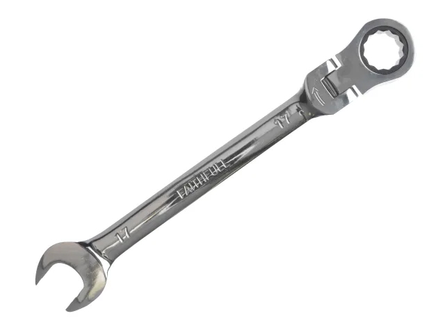 Faithfull Ratchet Combination Spanner Flex Head CV 18mm