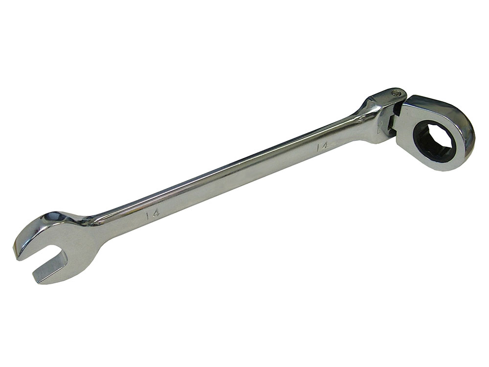 Faithfull Ratchet Combination Spanner Flex Head CV 8mm
