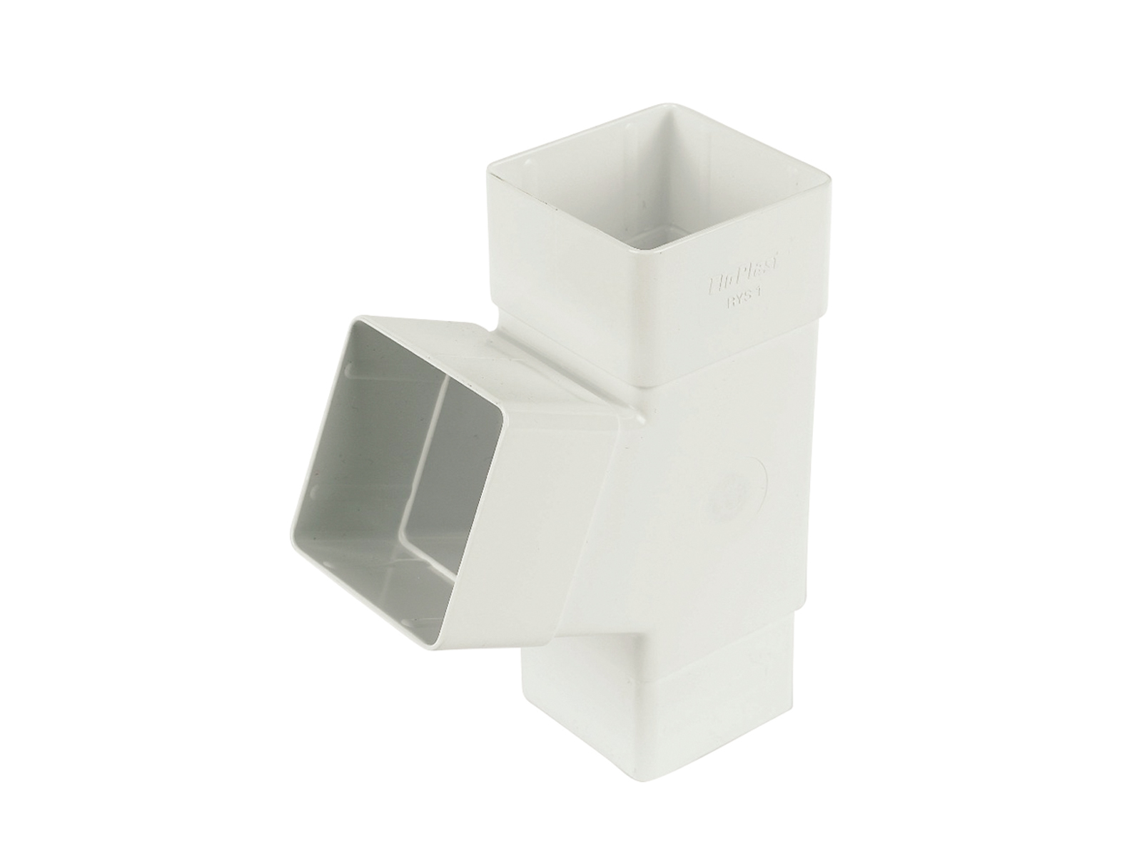 Floplast 65mm Square Downpipe and Fittings MJ Plastics & Plumbing