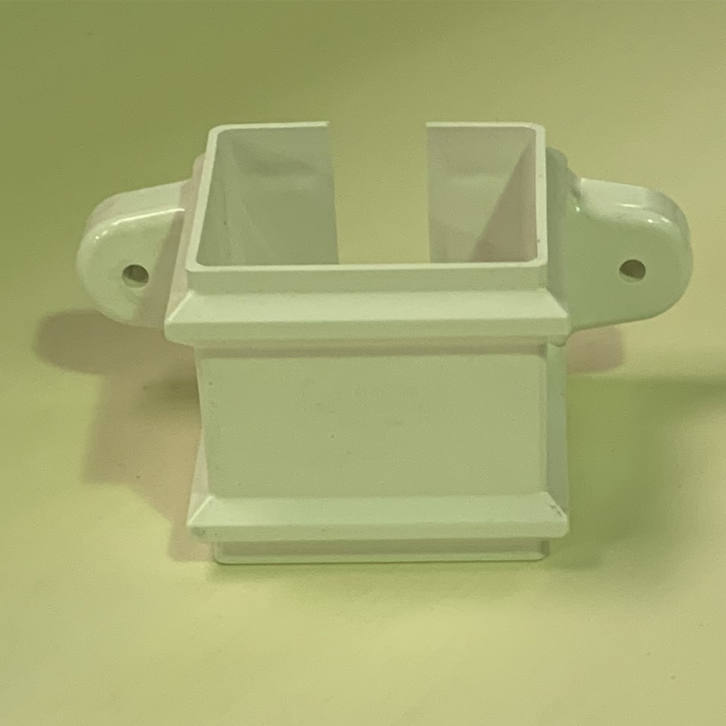 Floplast RCS4WH 65mm Square Downpipe - Classic Pipe Clip - White