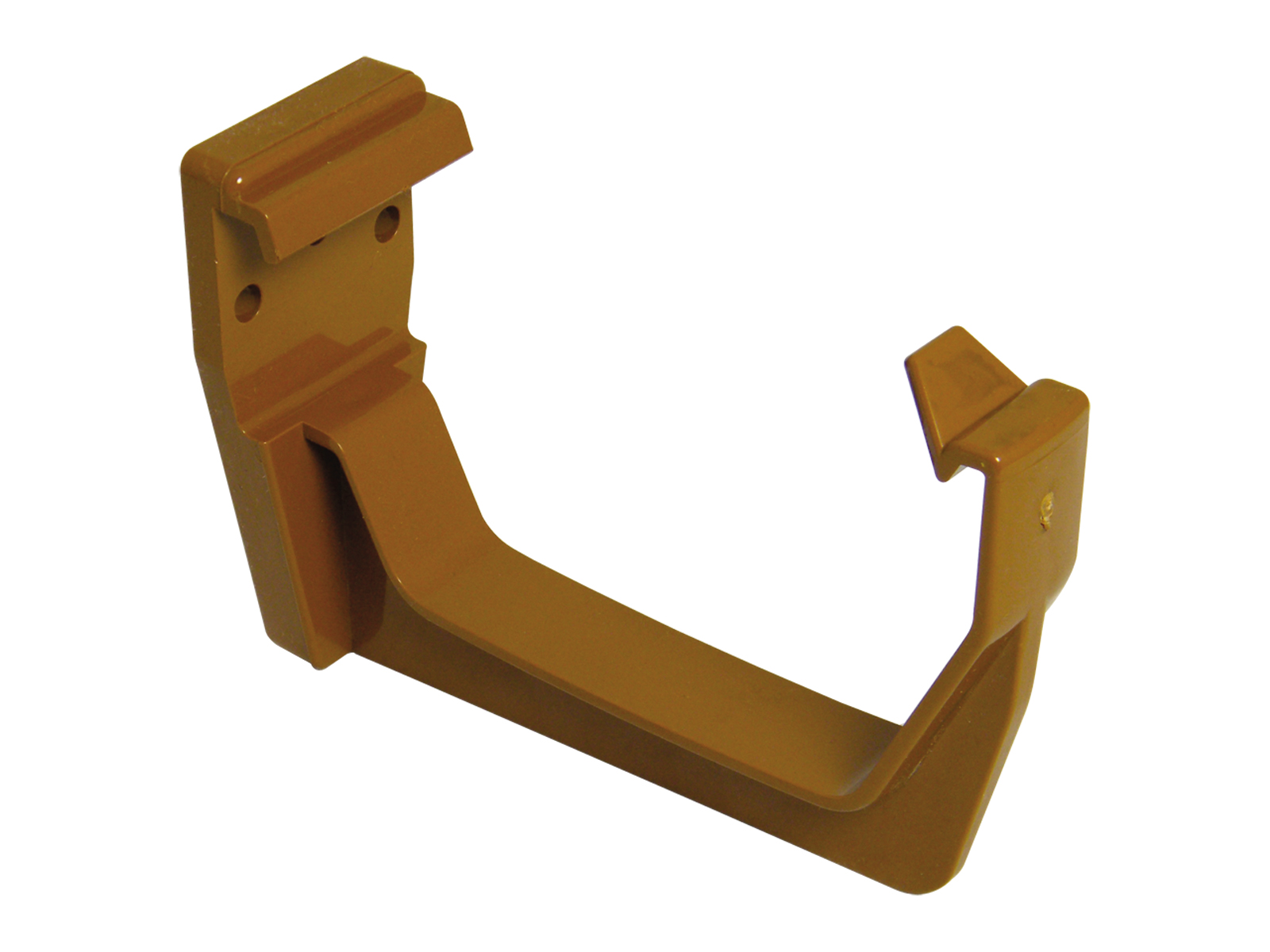 Floplast RES2A  114mm Square Line Gutter - Internal Stopend - Anthracite Grey