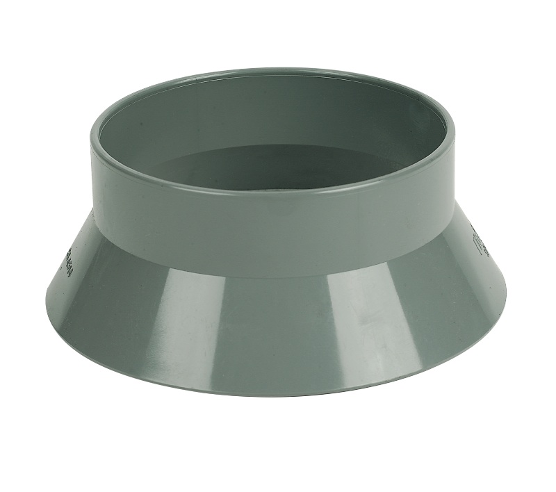 Floplast SP300GR 110mm Ring Seal Soil System - Weathering Collar - Grey