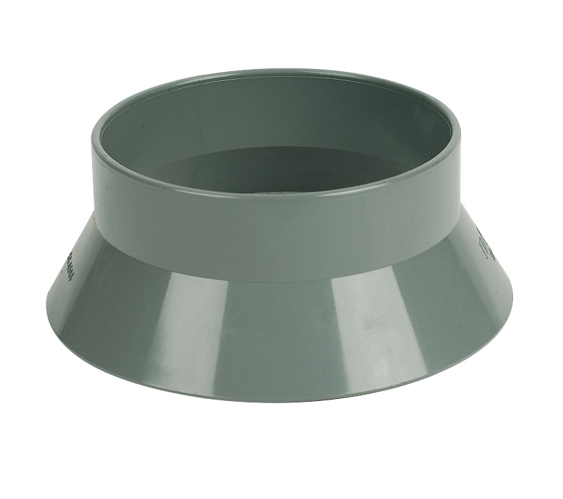 Floplast SP300GR 110mm/4 Inch Ring Seal Soil System - Weathering Collar - Grey