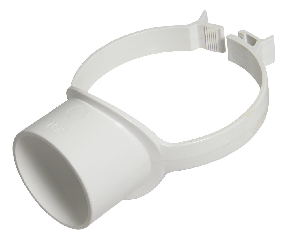 Floplast SP319WH 110mm/4 Inch Ring Seal Soil System - Strap Boss - White