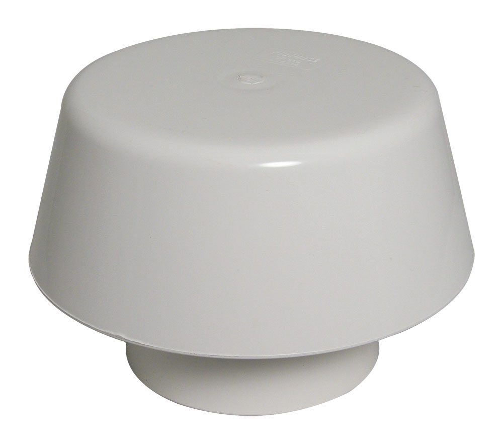 Floplast SP310WH 110mm/4 Inch Ring Seal Soil System - Extract Cowl - White