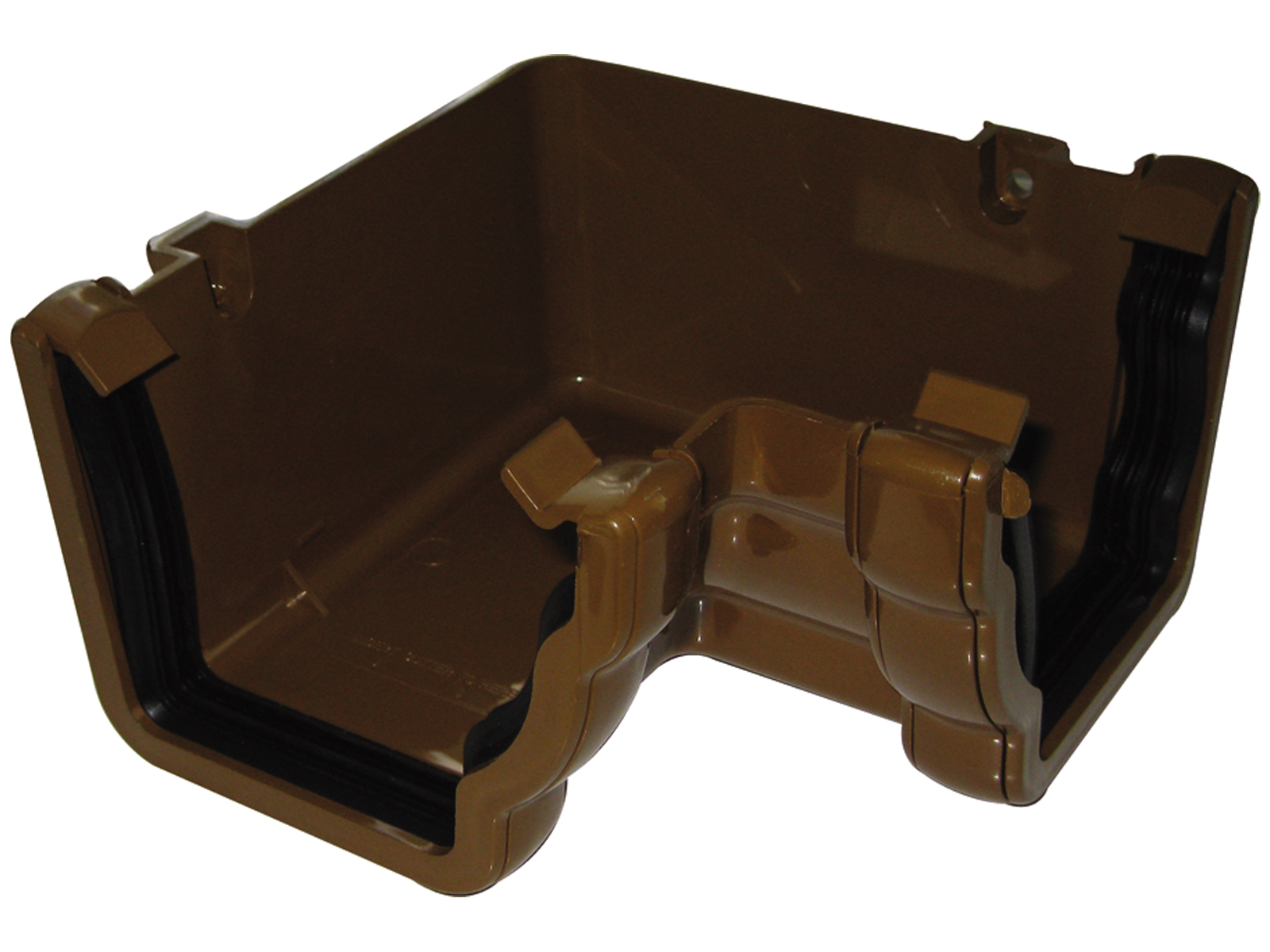 Floplast RAN1CA 110mm Niagara Ogee Gutter - 90* Internal Angle - Caramel