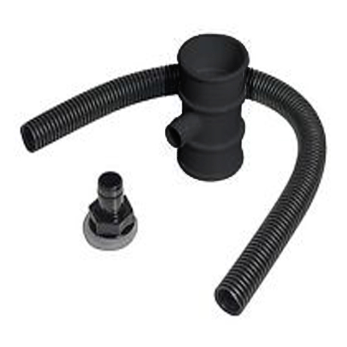 Floplast RVM1BL 50mm Miniflo Downpipe - Rain Diverter (Water Butt Connector) - Black