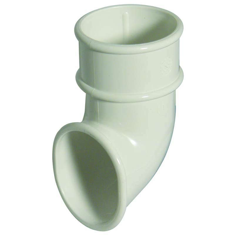 Floplast RBM3WH 50mm Miniflo Downpipe - Shoe - White
