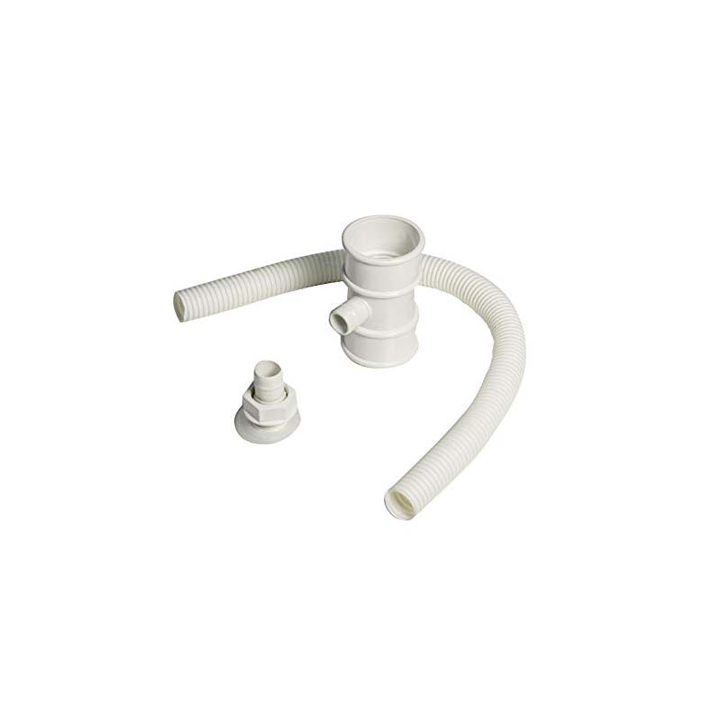 Floplast RVM1WH 50mm Miniflow Downpipe - Rain Diverter (Water Butt Connector) - White