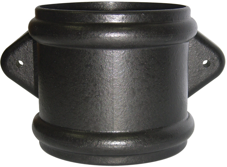 Floplast SP115CI 110mm / 4in Ring Seal Soil System - Coupling Double Sock - Faux Cast Iron