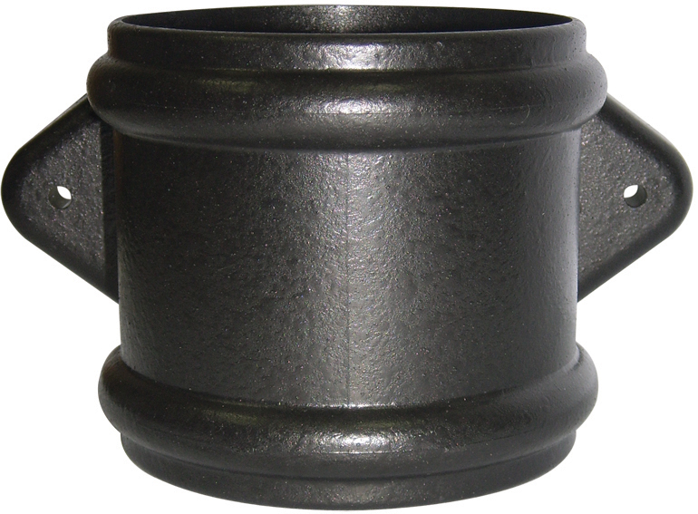 Floplast SP115CI 110mm / 4in Ring Seal Soil System - Coupling Double Socket - Faux Cast Iron