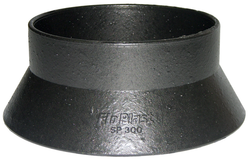 Floplast SP300CI 110mm Ring Seal Soil System - Weathering Collar - Faux Cast Iron