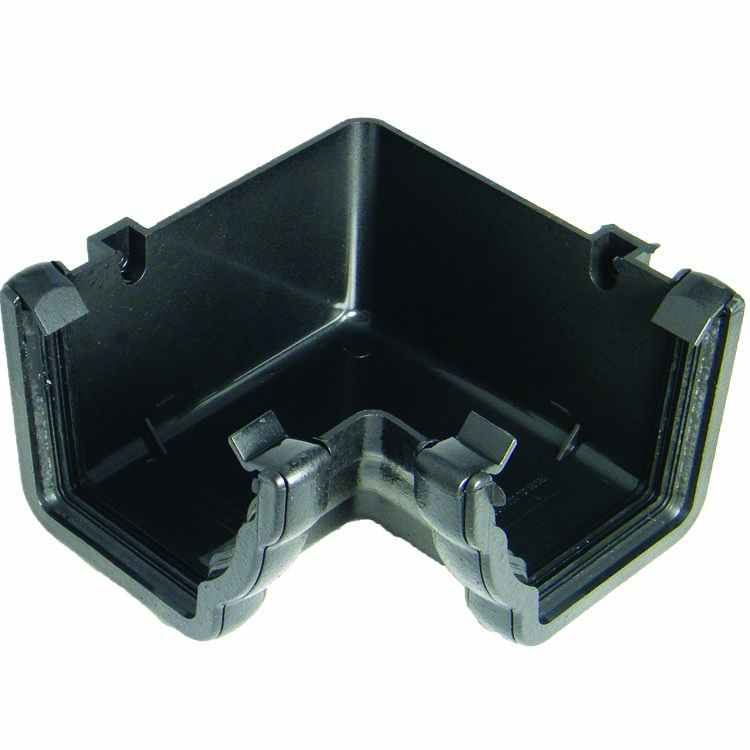 Floplast RAN1CI 110mm Niagara Ogee Gutter - 90* Internal Angle - Faux Cast Iron
