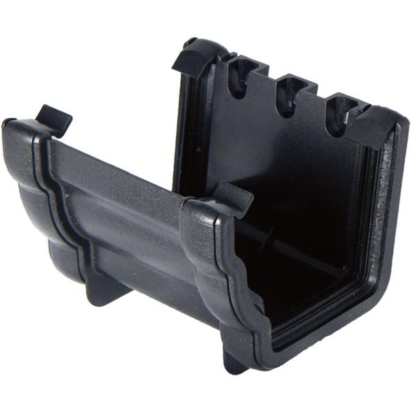 Floplast RUN1CI 110mm Niagara Ogee Gutter - Union Bracket - Faux Cast Iron