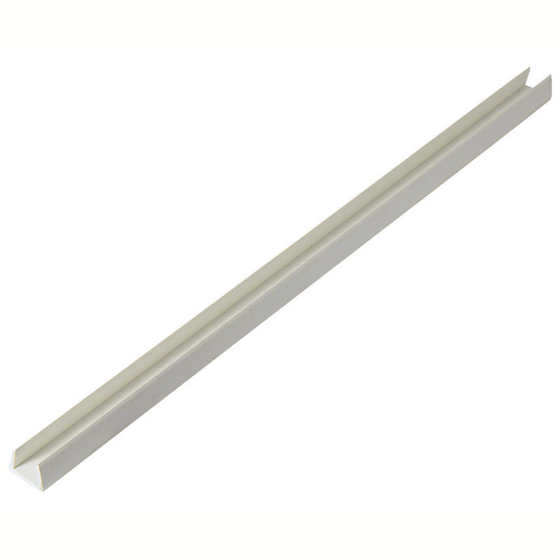 Floplast RT21W Edge Trim Window Board Channel White 5m