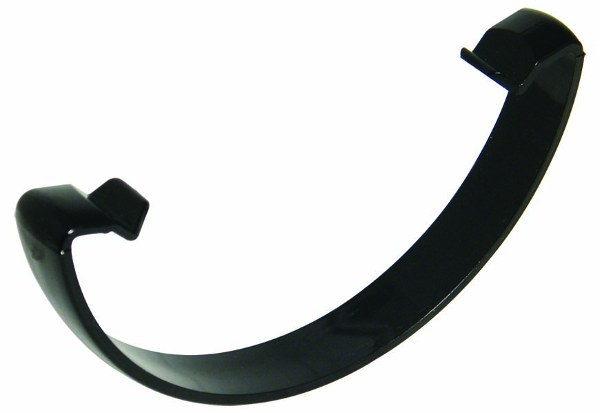 Floplast RRC1BL 112mm Half Round Gutter - Spare Fitting Clip - Black