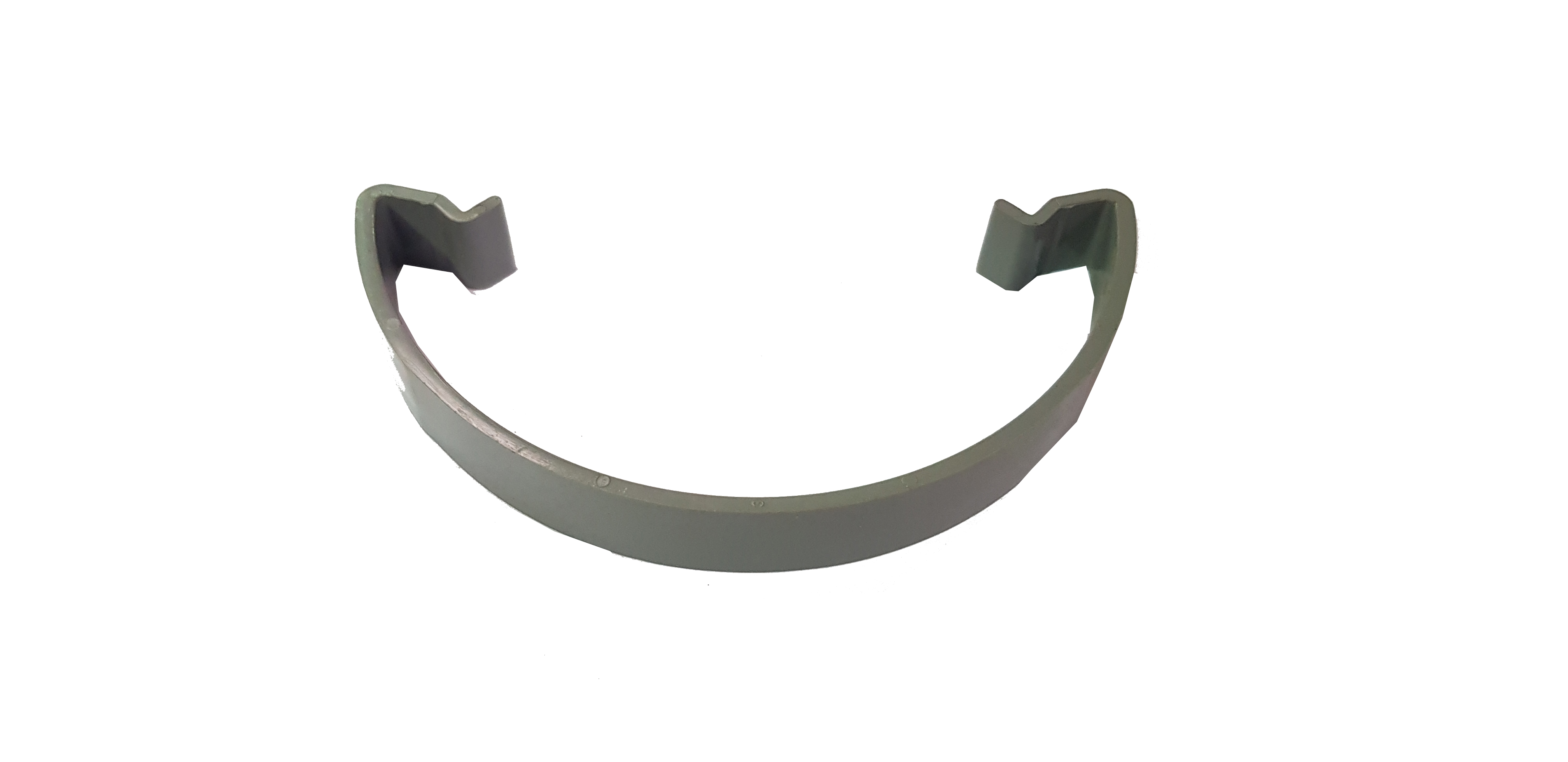 Floplast RRC1GR 112mm Half Round Gutter - Spare Fitting Clip - Grey