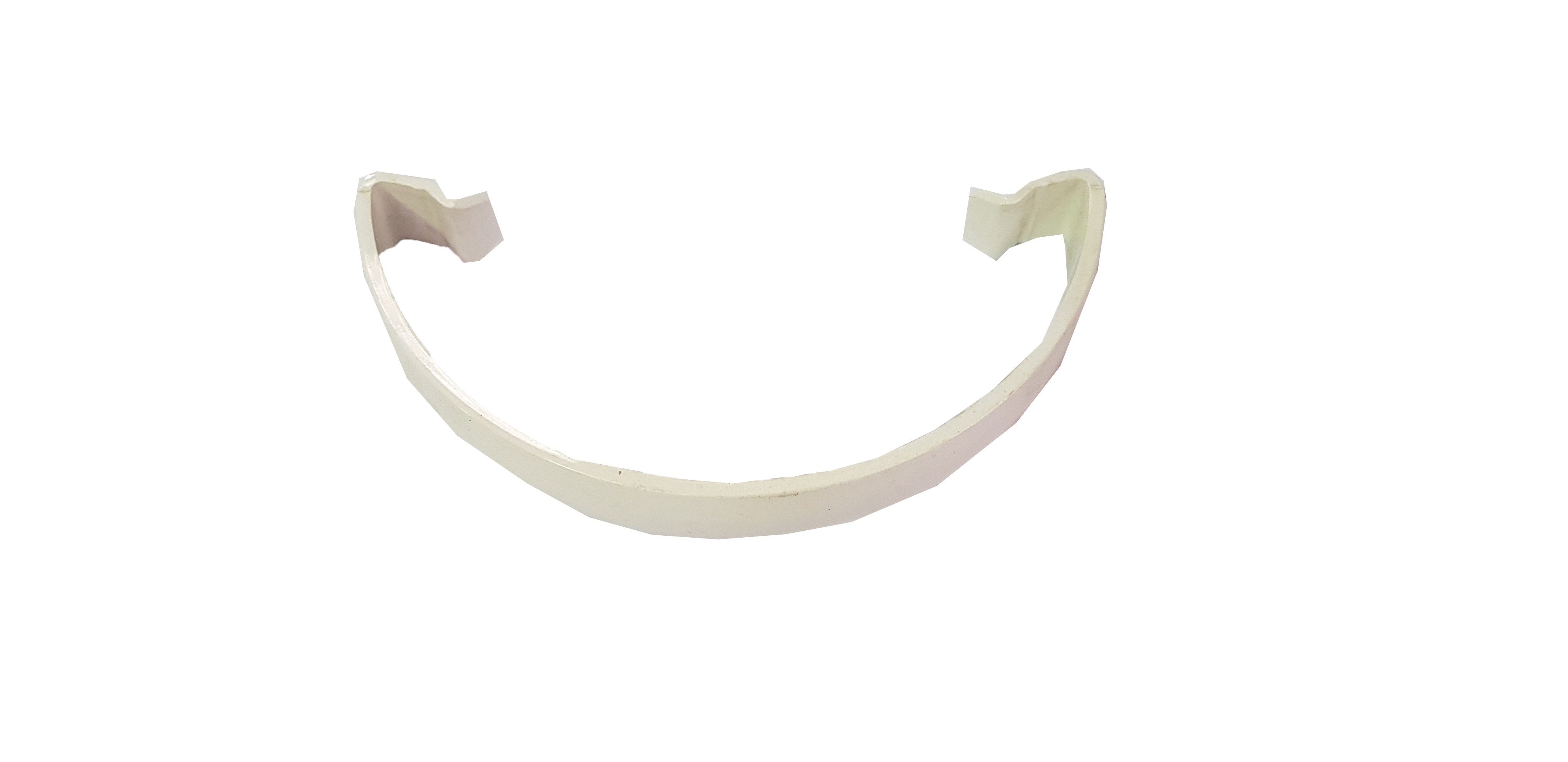 Floplast RRC1WH 112mm Half Round Gutter - Spare Fitting Clip - White