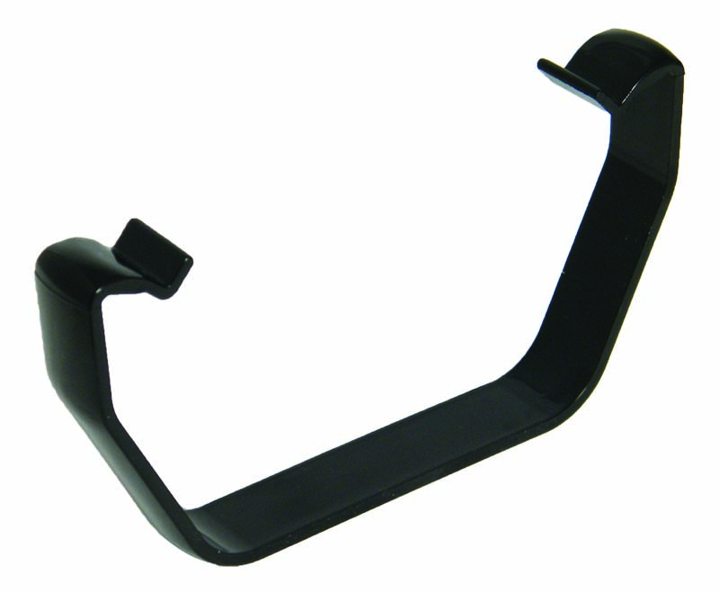 Floplast RRSC1BL 114mm Square Line Gutter - Spare Fitting Clip - Black