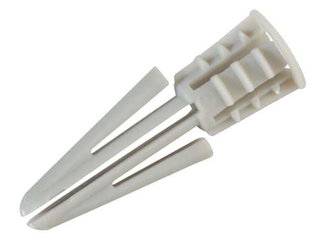 Forgepack Nylon Plasterboard Plugs 4mm (Pack of 10) - FPCFN10