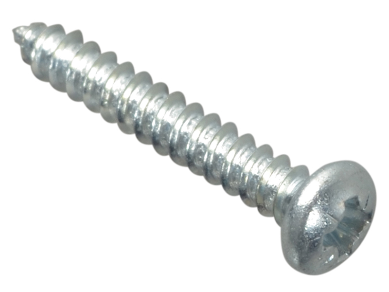 Forgepack Self Tapping Screws - Pan Head - ZP 3/4in x 4 (Pack of 50)