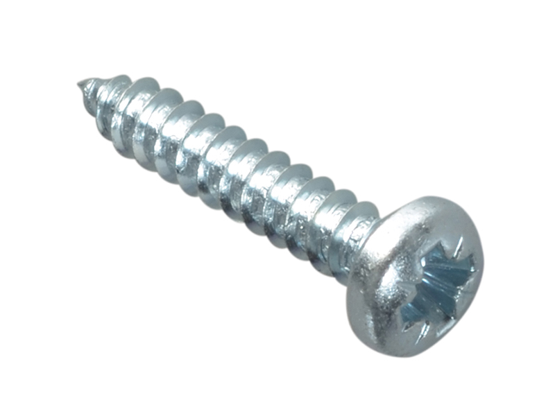 Forgepack Self Tapping Screws - Pan Head - ZP 3/4in x 6 (Pack of 40)