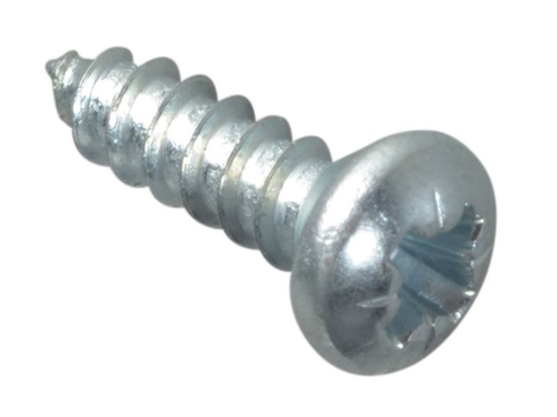 Forgepack Self Tapping Screws - Pan Head - ZP 3/8in x 4 (Pack of 80)