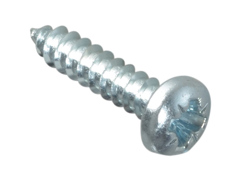 Forgepack Self Tapping Screws - Pan Head - ZP 5/8in x 6 (Pack of 50)