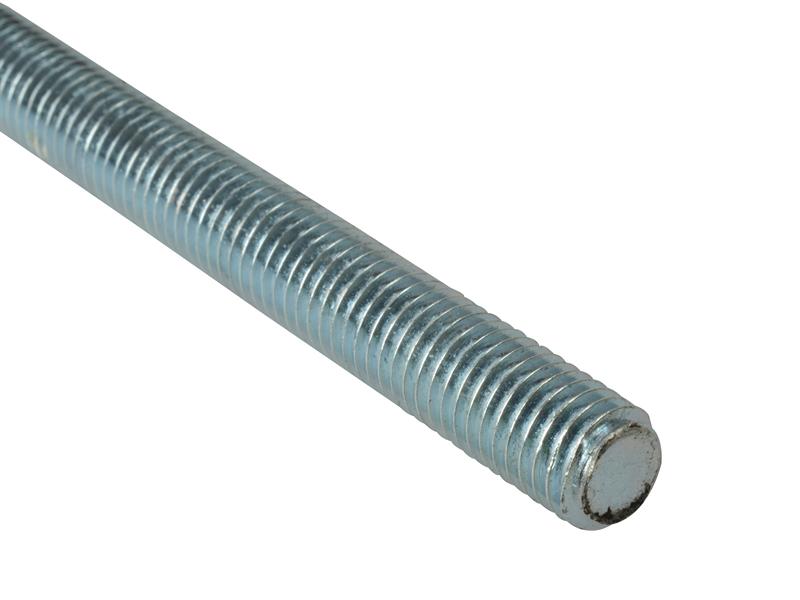 ForgeFix Threaded Rod Zinc Plated M10 x 1m Single FORROD10N  LIGHT BLUE