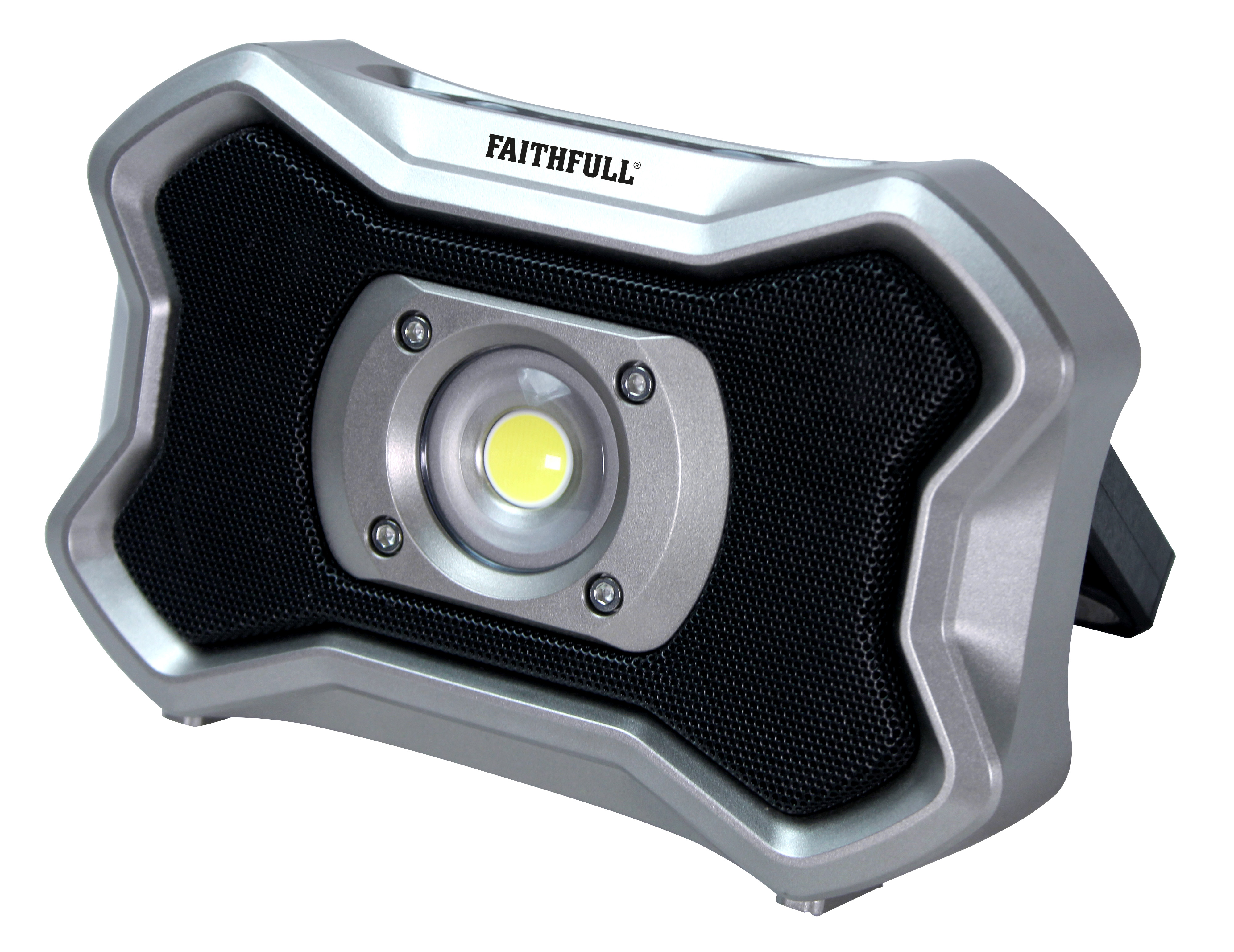 Faithfull 20W Rechargeable Worklight With Speaker - FPPSLFF20BS 