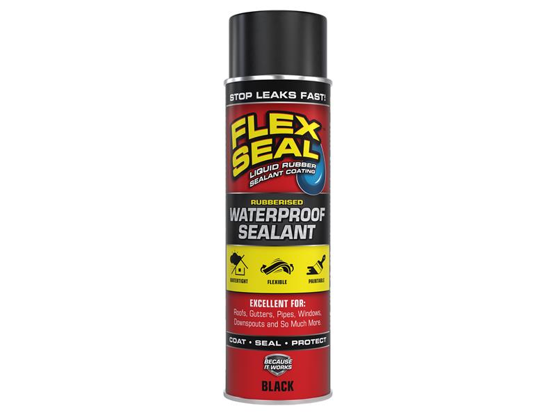 Flex Seal Flex Seal Waterproof Sealant Black 450ml FXS473BLK450