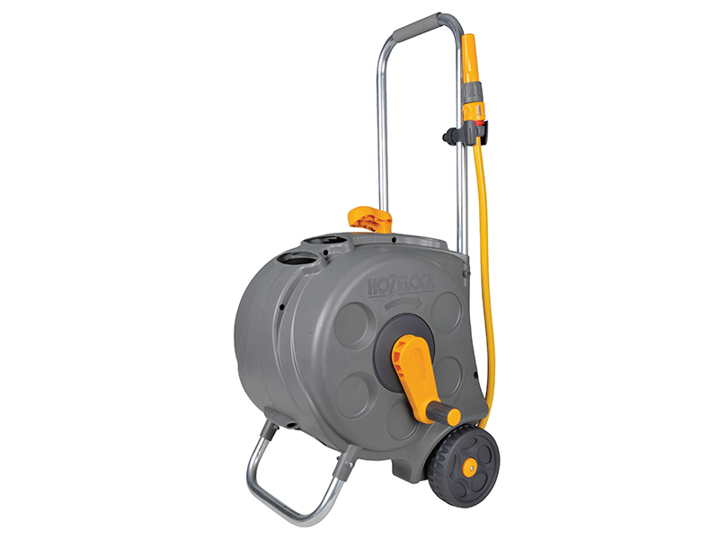 Hozelock 2416 Freestanding Compact Hose Reel + 30m of 12.5mm Hose HOZ2416