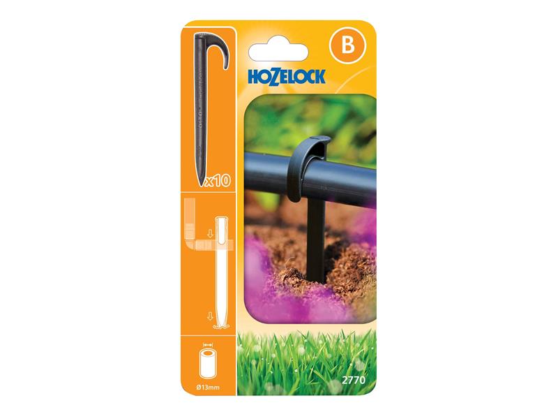 Hozelock 2770 Tube Stake 13mm (Pack 10) HOZ27700010