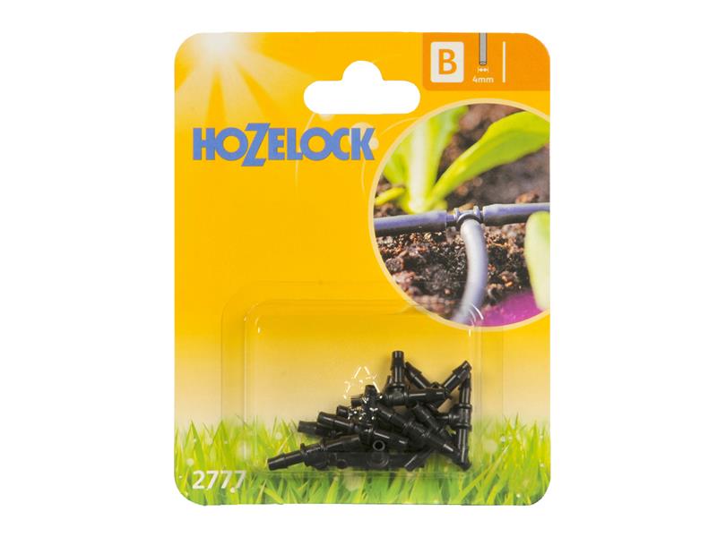 Hozelock 2777 T-Piece 4mm (Pack 12) HOZ27770012
