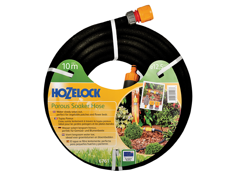 Hozelock 6761 Porous Soaker Hose 10m 12.5mm (1/2in) Diameter HOZ6761