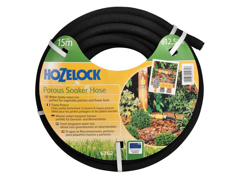 Hozelock 6762 Porous Soaker Hose 15m 12.5mm (1/2in) Diameter HOZ6762