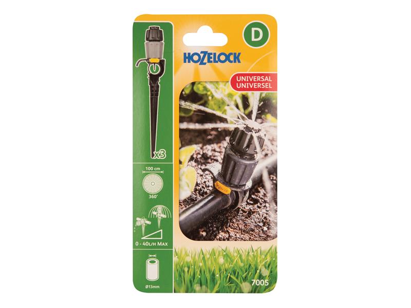 Hozelock 7005 Universal Dripper (Pack 3) HOZ70050000