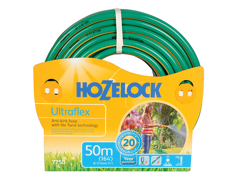 Hozelock 7750 Ultraflex Hose 50m 12.5mm (1/2in) Diameter HOZ7750