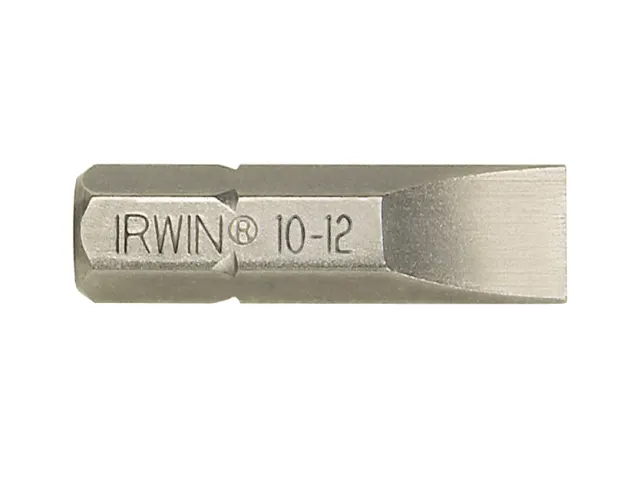 Irwin Screwdriver Bits Slotted 8.0mm 25mm (Pack of 10) - 10504362