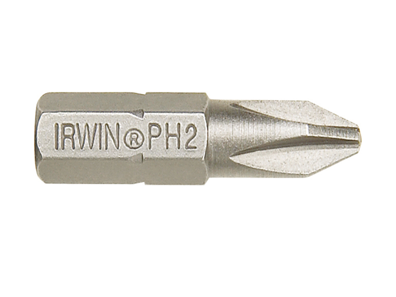 Irwin Screwdriver Bits Phillips PH2 25mm (Pack of 2) - 10504388