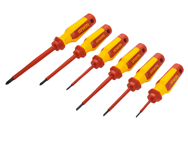 IRWIN VDE Pro Comfort Screwdriver Set, 6 Piece IRW1951884