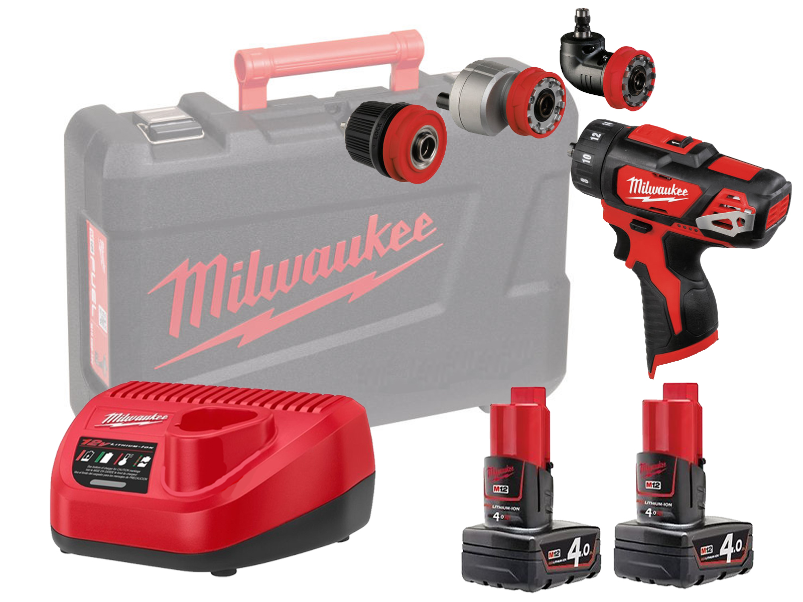 Milwaukee M12BDDX 12V Sub Compact Drill Driver with Removable Chuck and
