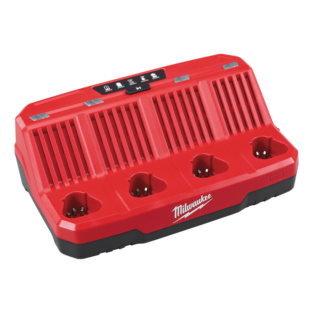 Milwaukee M12C4 4 Bay 12v Sequential Charger 240v